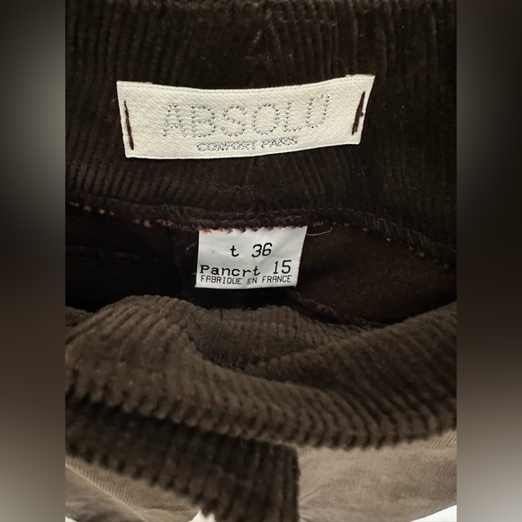 ABSOLU PARIS CORDUROY PANTS - Picture 2 of 3